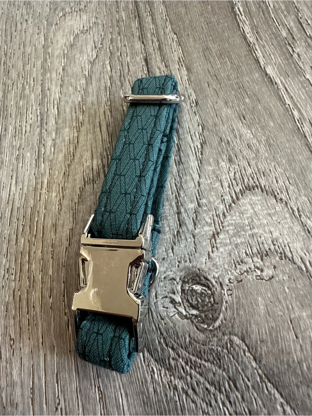 Teal Dog Collar - XXS